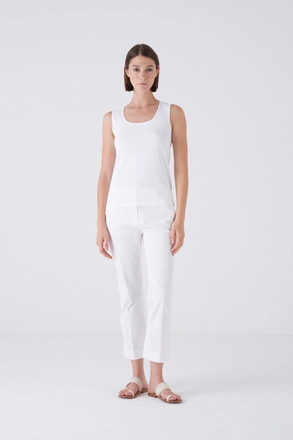 AMINA RUBINACCI GENIUS WHITE VEST