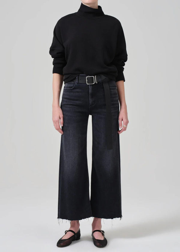 CITIZENS OF HUMANITY LYRA WIDE LEG CROP JEAN IN MEDALLION