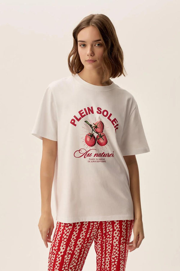 DES PETITS HAUTS JEREM TOMATO T-SHIRT