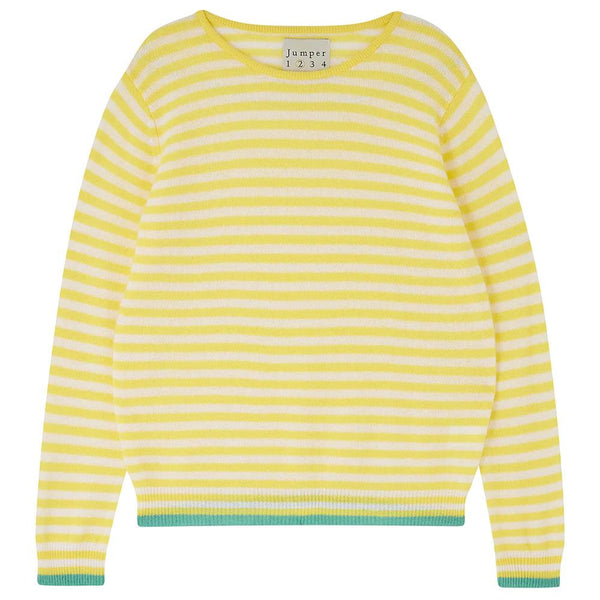 JUMPER 1234 TIPPED LITTLE STRIPE CREW JUMPER