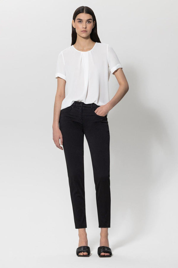 LUISA CERANO HIGH STRETCH SKINNY JEAN IN BLACK