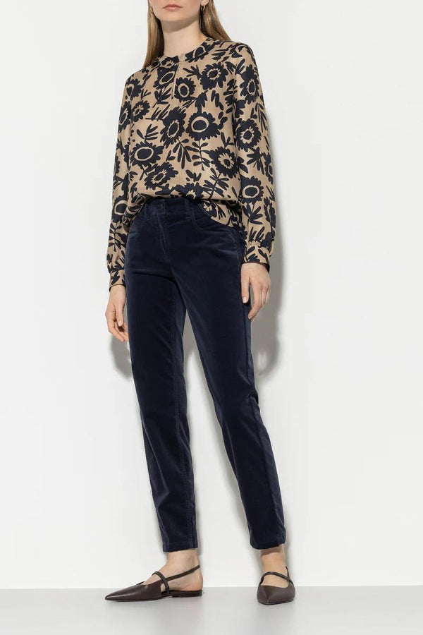 LUISA CERANO HIGH STRETCH VELVET DENIM JEANS