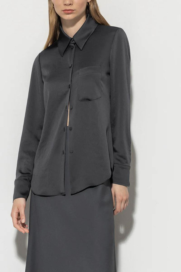 LUISA CERANO TECHNO SILK SHIRT