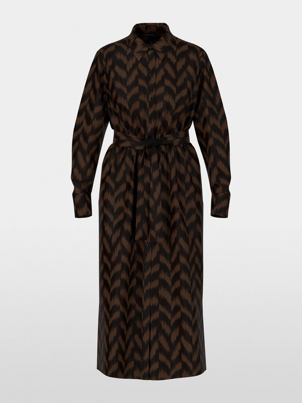 MARC CAIN HERRINGBONE MIDI DRESS