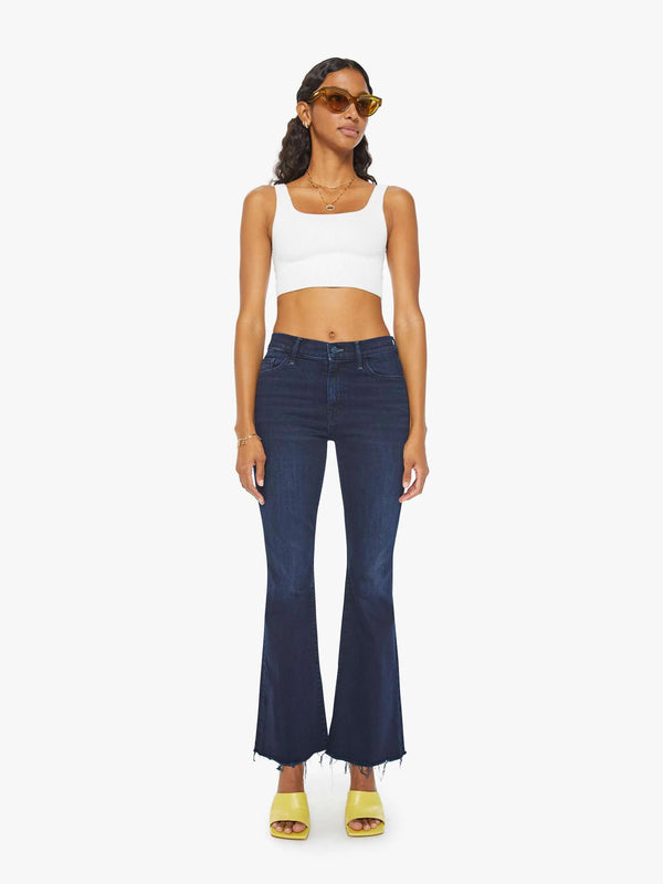 MOTHER JEANS THE WEEKENDER FRAY JEANS IN CHIP ON MY SHOULDER