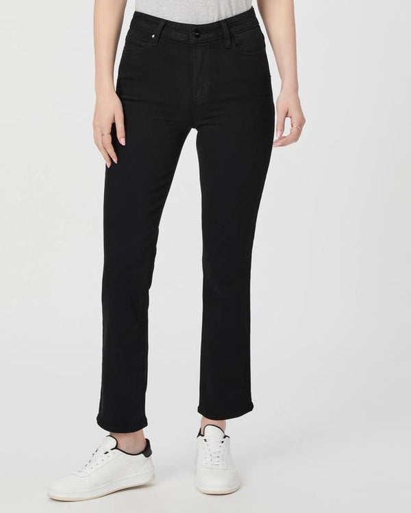 PAIGE DENIM CINDY STRAIGHT BLACK JEAN