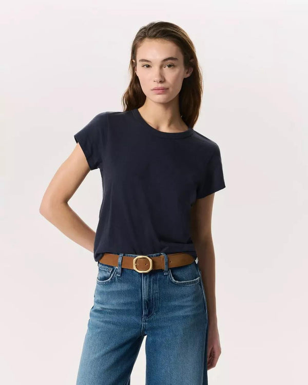 RAG & BONE THE SLUB TEE IN NAVY