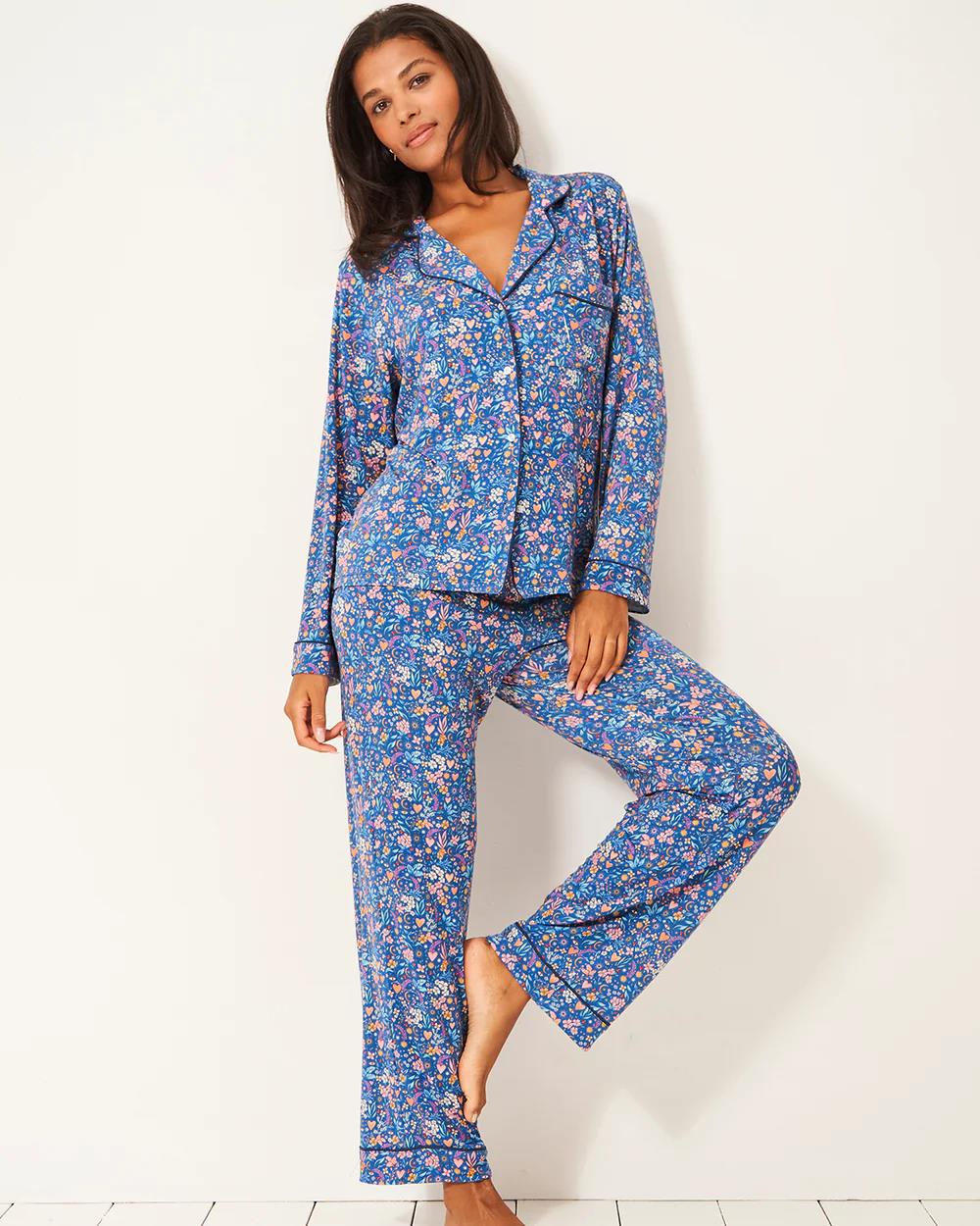 STRIPE & STARE WINTER FLORAL PYJAMAS – fluidity-f2