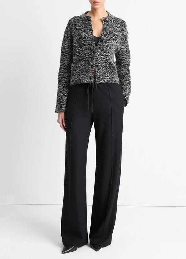 VINCE WOOL BLEND DRAWSTRING TROUSERS