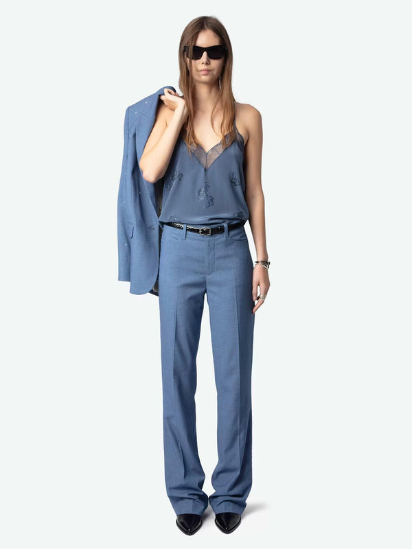 ZADIG & VOLTAIRE CHRISTY SILK CAMISOLE