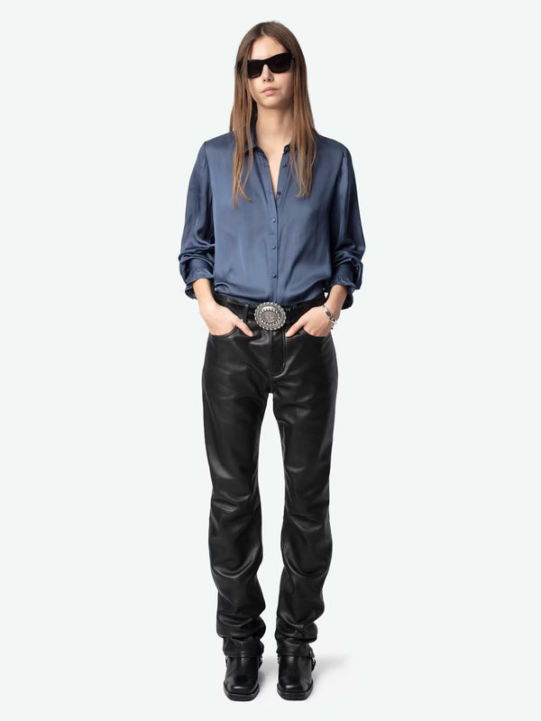 ZADIG & VOLTAIRE THELY SATIN SHIRT