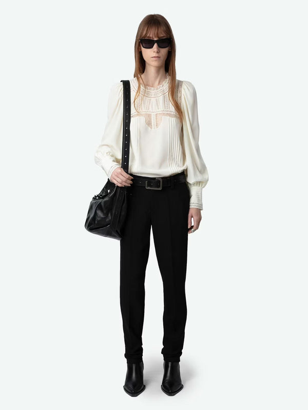 ZADIG & VOLTAIRE THENA LACE BLOUSE