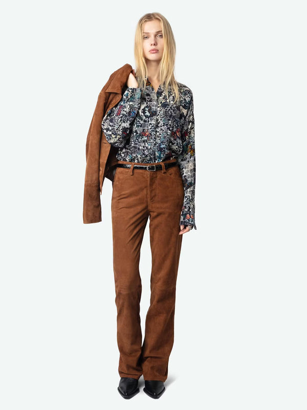 ZADIG & VOLTAIRE TRUETT PRINTED SHIRT