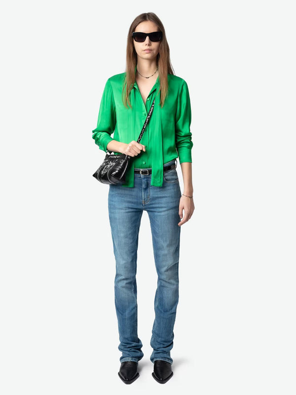 ZADIG & VOLTAIRE TULBA SATIN SHIRT